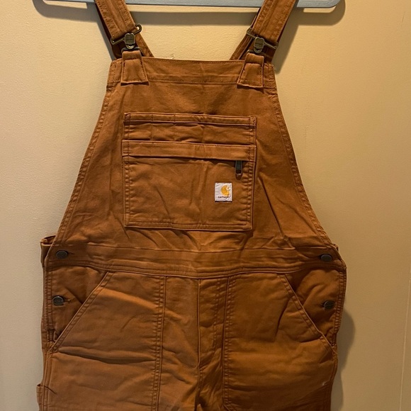 Carhartt Pants - Carhartt Relaxed Fit Overalls in Tan